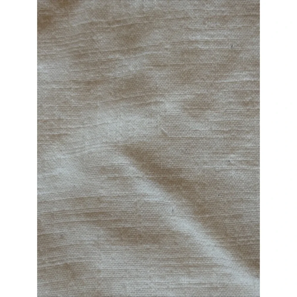 RH Restoration Hardware Textural Seed Stitch Cotton Pillow Cover Sham Euro Ivory
